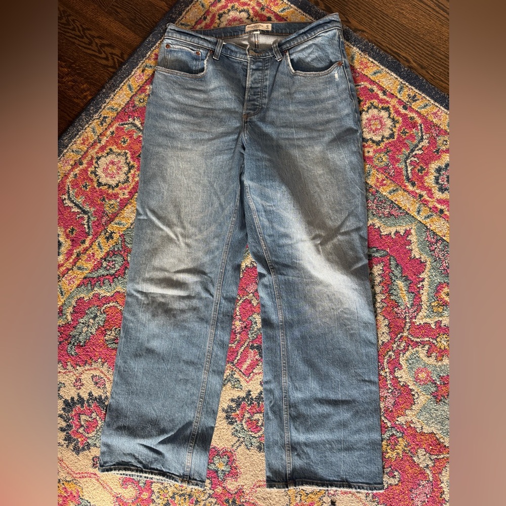 Abercrombie Curve Love 90s Baggy Jeans